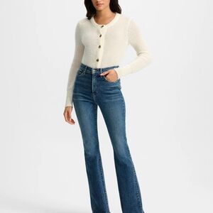 Veronica Beard Beverly High Rise Jeans - Classic Blue